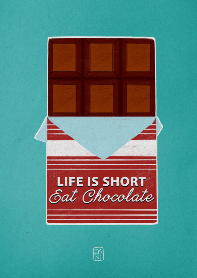 chocolate illustration